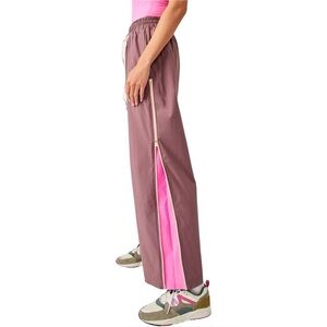 FP Movement by Free People Pink and Brown Track Pants